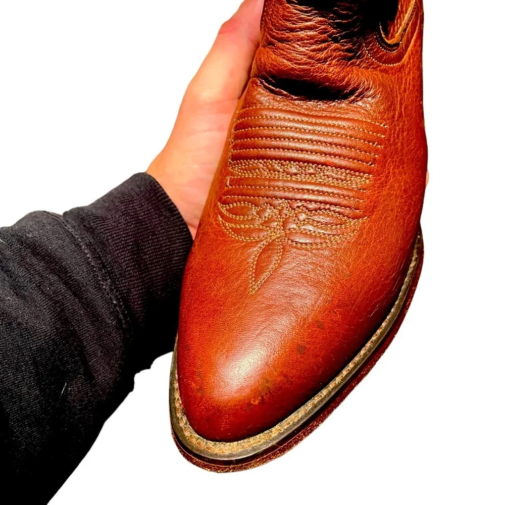 Justin boots ladies country cowboy boots size 6 1/2 ee - Picture 8 of 9